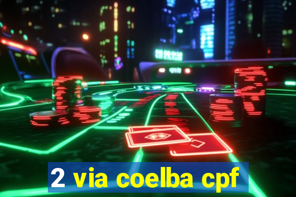 2 via coelba cpf